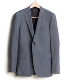 Blue Chambray Wool/Linen Suit Coat