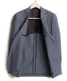 Blue Chambray Wool/Linen Suit Coat