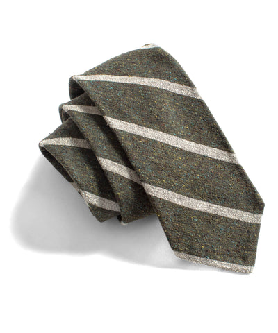 Olive Pointed Tie
