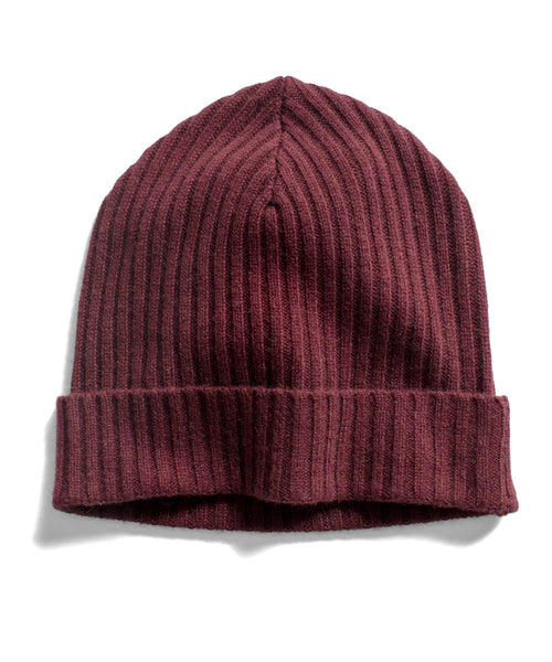 Maroon Cashmere Watchman Hat