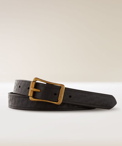 Black Brass Buckle Belt