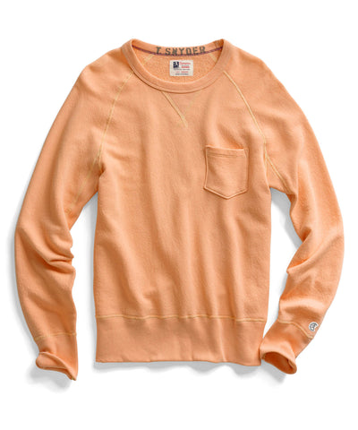 Orange Pocket Sweatshirt