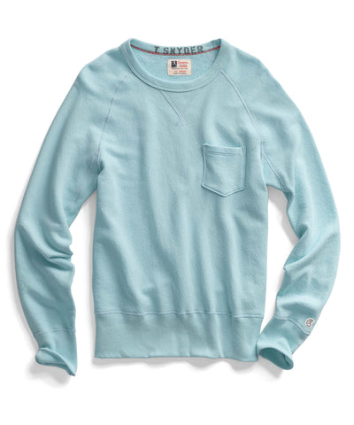 Vintage Aqua Pocket Sweatshirt