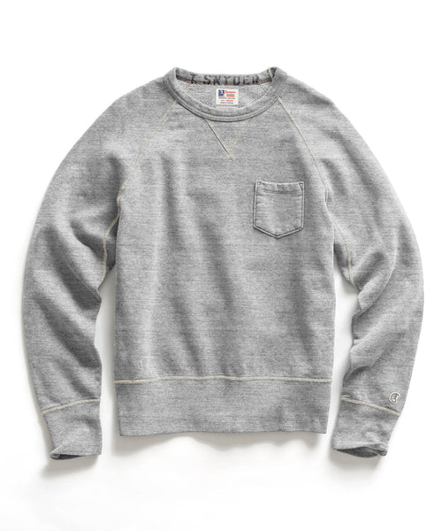 Grey Heather Pocket Sweatshirt