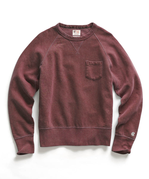 Crimson Pocket Sweatshirt