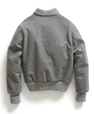 Grey Heather Letterman Jacket