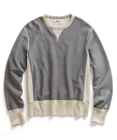 Grey Heather Reverse Weave Sweatshirt