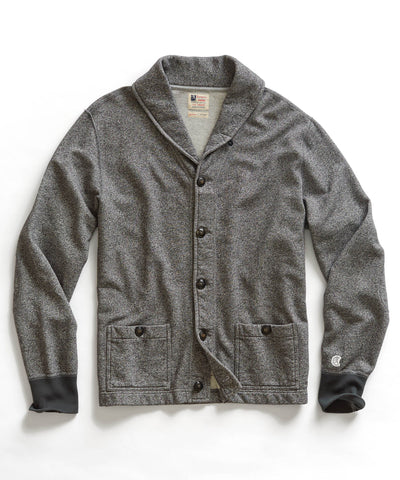 Salt & Pepper Fleece Cardigan