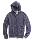 Mast Blue Zip Hoodie
