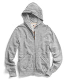 Grey Heather Zip Hoodie