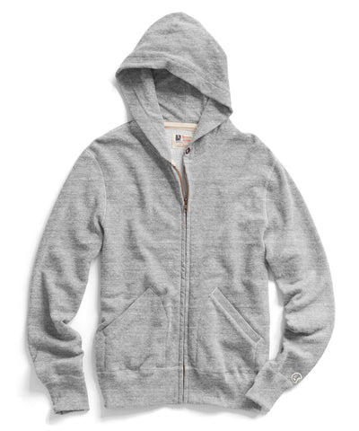 Grey Heather Zip Hoodie