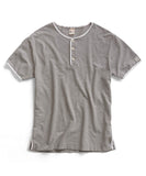 Grey Heather Short Sleeve Henley