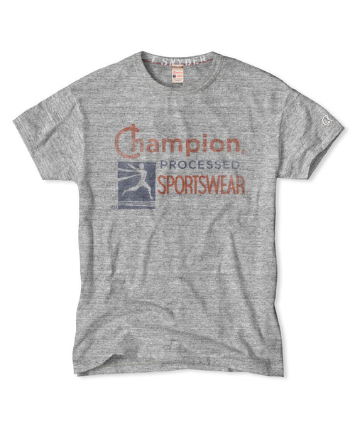 Grey Heather Champion Sports T-Shirt