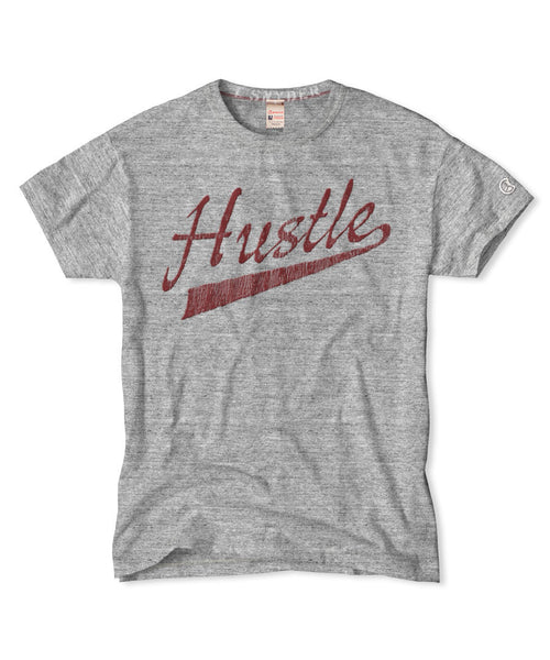 Grey Heather Hustle T-Shirt