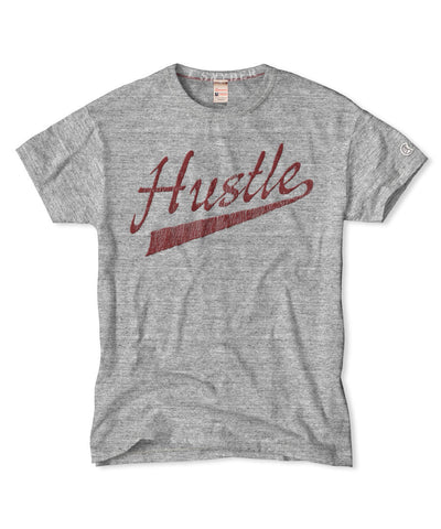 Grey Heather Hustle T-Shirt