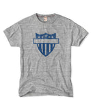 Grey Heather Shield Crew T-Shirt