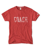 Faded Red Coach Crew T-Shirt