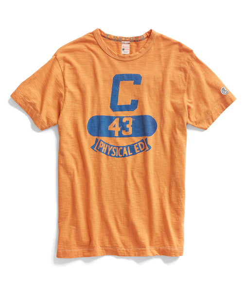 Orange Phys Ed Crew T-Shirt