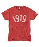 Faded Red 1919 Graphic Crew T-Shirt