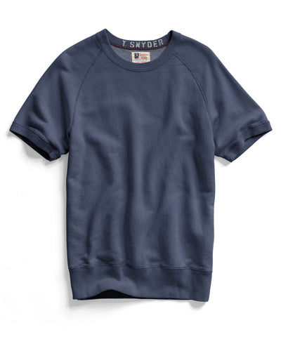 Mast Blue Short Sleeve Sweatshirt