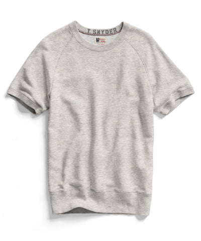 Oatmeal Heather Short Sleeve Sweatshirt