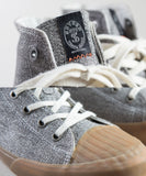 Grey Twill Todd Snyder + Seavees Army Issue High Top Sneaker