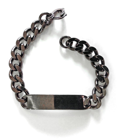 Gunmetal ID Bracelet