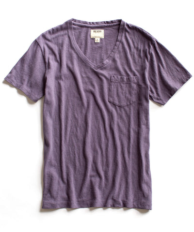 Blueberry Pocket V-Neck T-Shirt