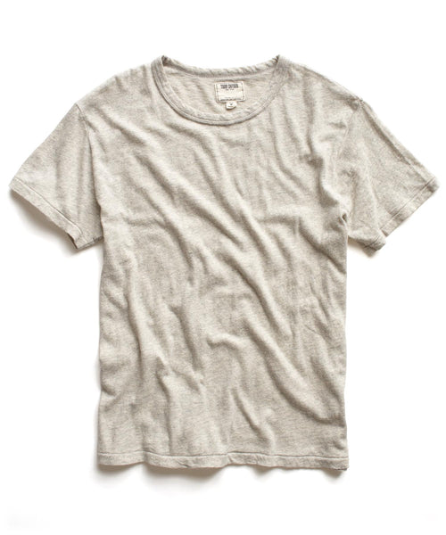 Grey Heather Crew Neck T-Shirt