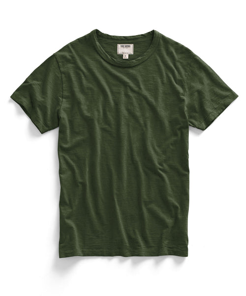 Dark Green Crew Neck T-Shirt