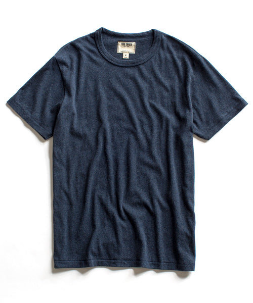 Blue Heather Recycled Crew T-Shirt