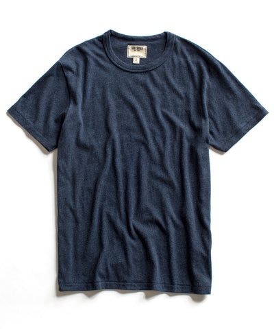 Blue Heather Recycled Crew T-Shirt