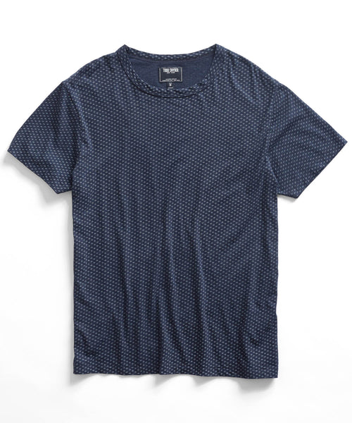 Navy Diamond Crew T-Shirt
