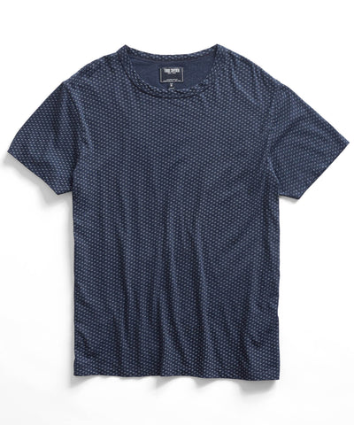 Navy Diamond Crew T-Shirt