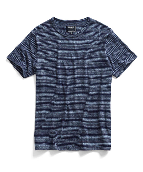 Navy Striped Crew T-Shirt
