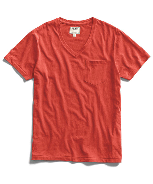 Cardinal Pocket V-Neck T-Shirt