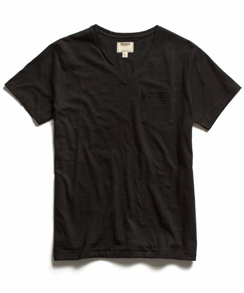 Indigo Pocket V-Neck T-Shirt