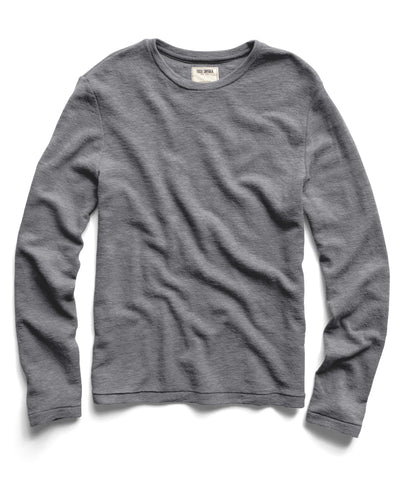 Grey Wool Long Sleeve Shirt
