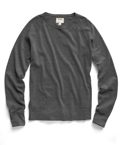 Gunmetal Long Sleeve Rib Raglan