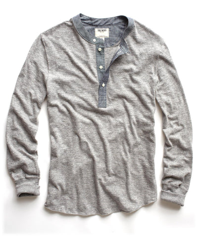 Grey Heather Classic Henley