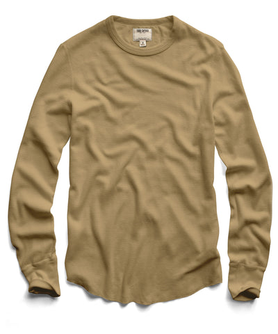 British Khaki Long Sleeve Thermal Shirt