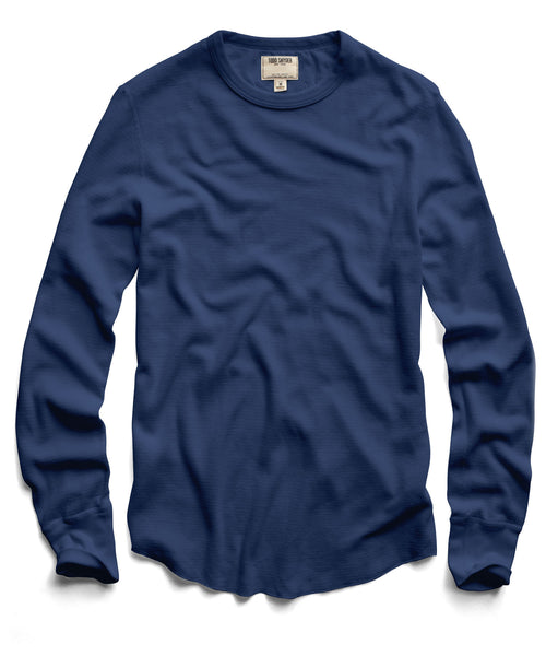 Navy Long Sleeve Thermal Shirt