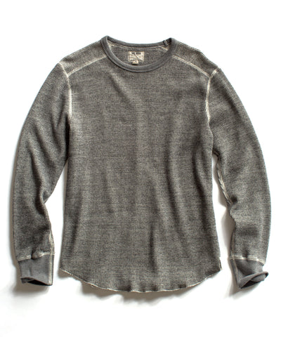 Charcoal Heather Waffle Thermal