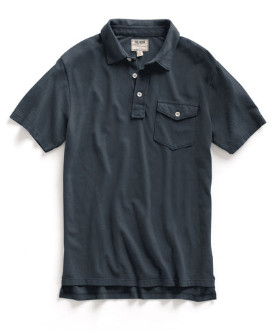 Navy Pique Polo