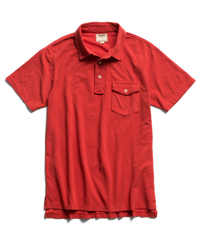 Faded Red Classic Pique Polo