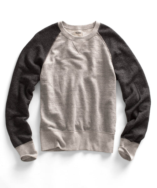 Grey Heather Contrast Sweatshirt