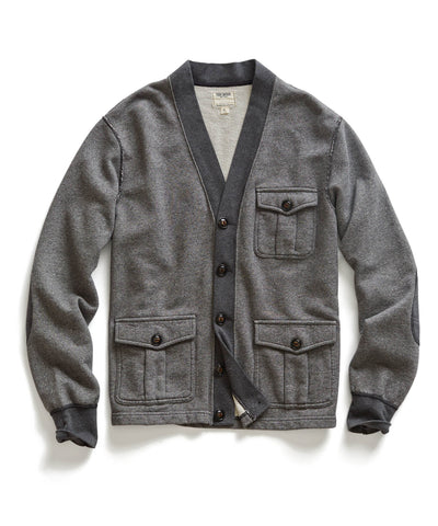 Heather Grey Three Pocket Cardigan