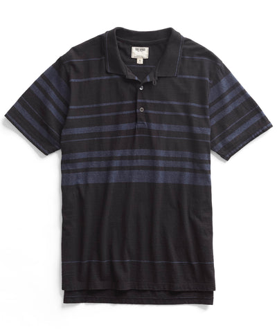 Charcoal Stripe Polo