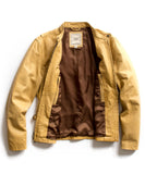 Natural Leather Moto Jacket