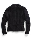 Black Suede Motorcycle Jacket
